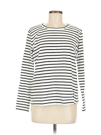 Pre-owned Seafolly 3/4 Sleeve T-shirt In White