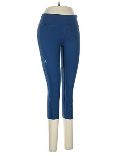 Pre-owned Under Armour Active Pants In Blue
