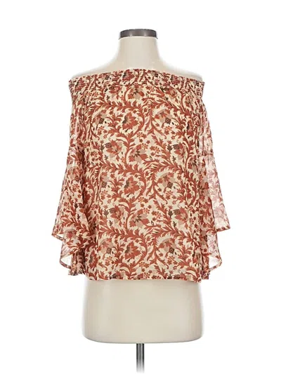 Shyanne 3/4 Sleeve Blouse In Brown