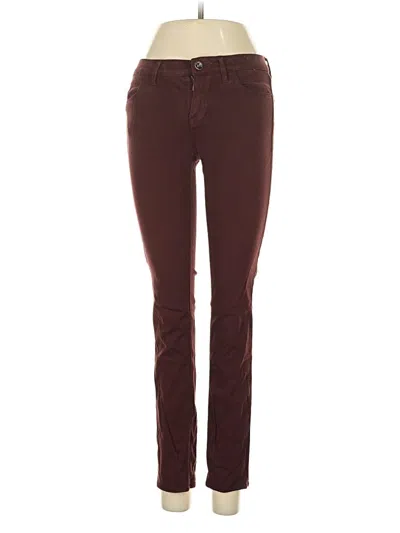 Pre-owned Madewell Jeans In Burgundy