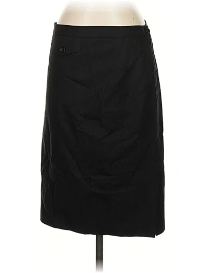 Pre-owned Bcbgmaxazria Wool Skirt In Black