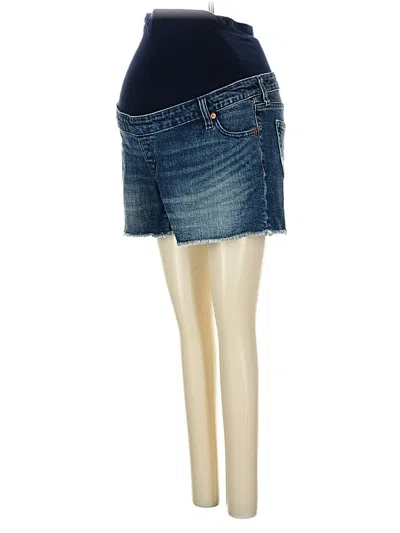 Pre-owned Gap - Maternity Denim Shorts In Blue