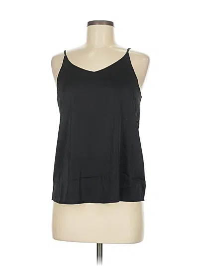 Pre-owned Zenana Sleeveless Top Black Halter Neckline Tops