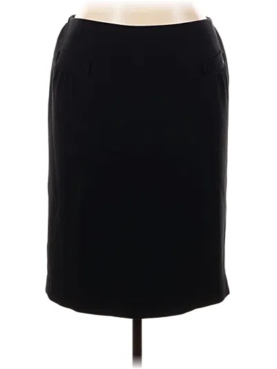 Pre-owned Talbots Formal Skirt In Black