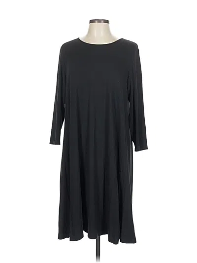 Pre-owned Ann Taylor Loft Outlet Casual Dress In Black