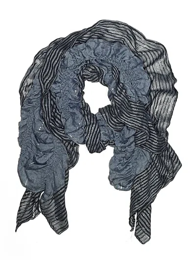 Pre-owned Unbranded Scarf In Blue