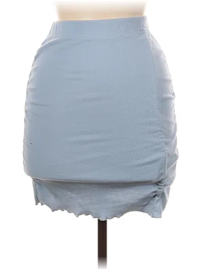 Pre-owned Unbranded Casual Skirt In Blue