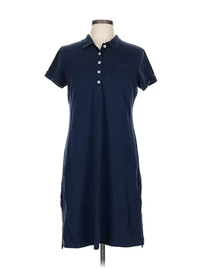 Pre-owned Lands' End Casual Dress In Blue