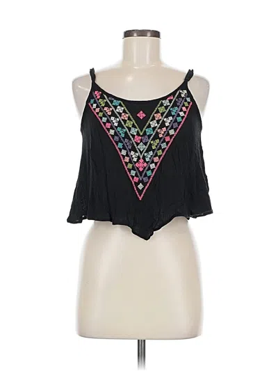 Pre-owned Rue21 Sleeveless Blouse In Black