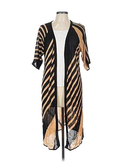 Pre-owned Chico's Cardigan Sweater In Black