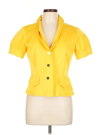 Pre-owned Lida Baday Blazer Jacket In Yellow