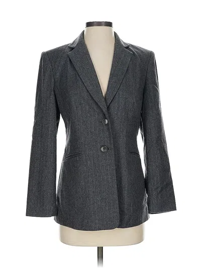 Pre-owned Talbots Blazer Jacket In Gray