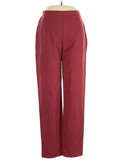 Pre-owned L.l.bean Casual Pants In Burgundy