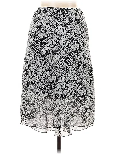 Pre-owned Notations Casual Skirt In Silver