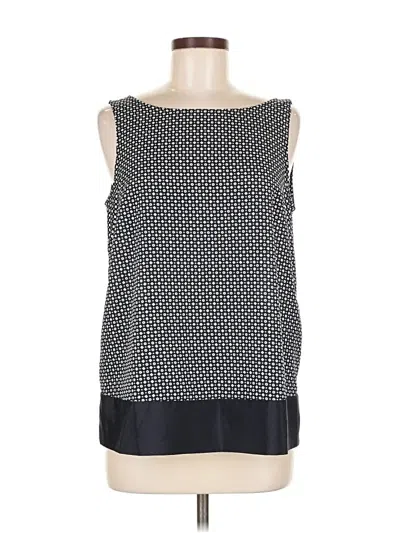Pre-owned Ann Taylor Loft Sleeveless Top Black Square Neckline Tops