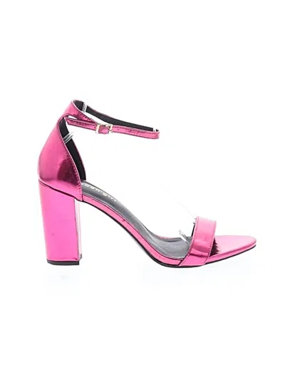 Pre-owned Madden Girl Heels In Pink