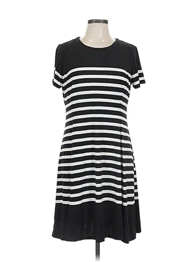 Pre-owned Liz Claiborne Casual Dress In Black