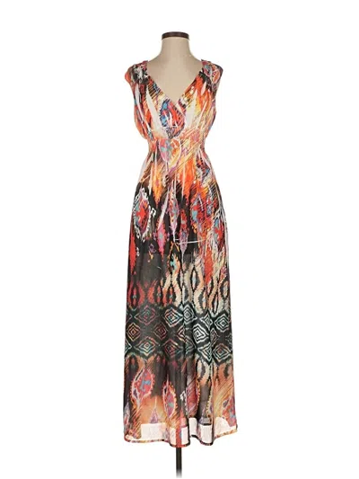Pre-owned Mushka By Sienna Rose Casual Dress In Orange