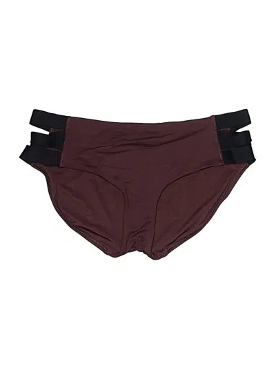 Pre-owned Athleta Swimsuit Bottoms In Burgundy