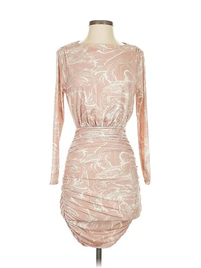 Pre-owned Asos Design Cocktail Dress In Brown