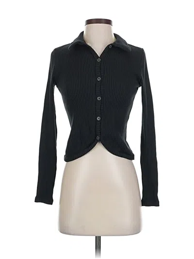 Pre-owned Madewell Cardigan Sweater In Black