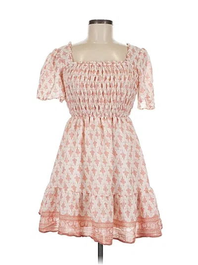 Pre-owned Blu Pepper Casual Dress In Pink
