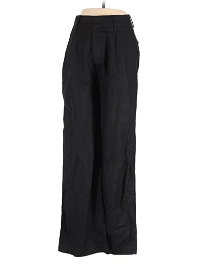 Pre-owned Gap Linen Pants In Black