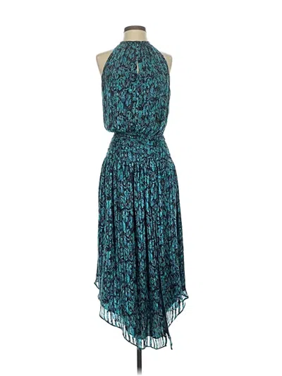Pre-owned Ramy Brook Cocktail Dress In Blue