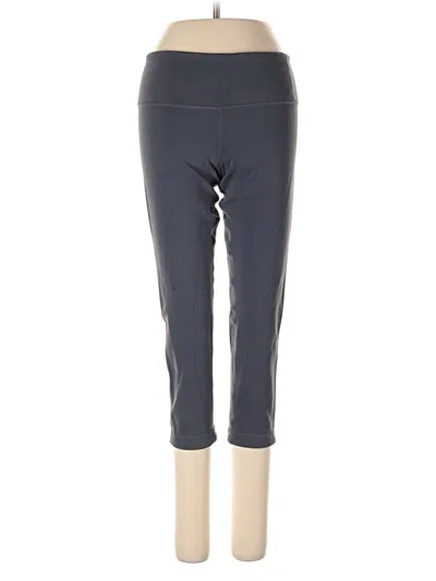 Pre-owned Lululemon Athletica Active Pants In Gray