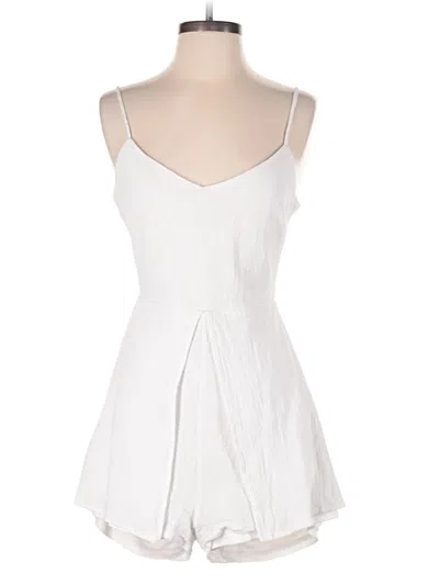Pre-owned Lulus Casual Dress In White
