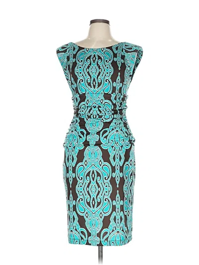 Pre-owned Inc International Concepts Cocktail Dress In Blue