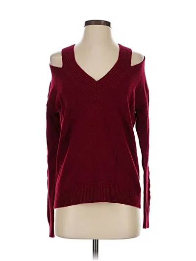 Pre-owned Rebecca Minkoff Pullover Sweater In Burgundy
