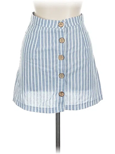 Pre-owned Unbranded Casual Skirt In Blue