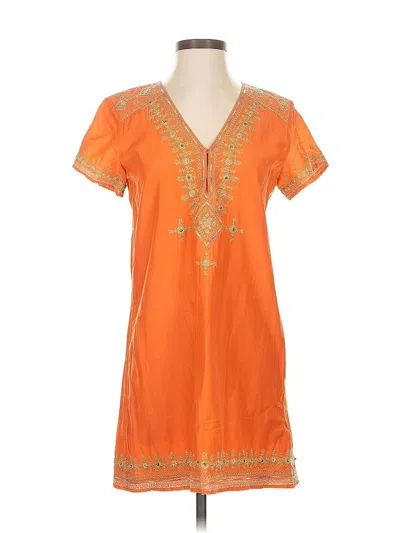 Pre-owned Calypso St Barth Casual Dress In Orange