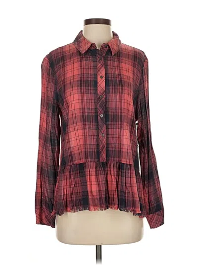 Vince Camuto Long Sleeve Blouse In Red