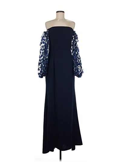 Pre-owned Eliza J Cocktail Dress In Blue