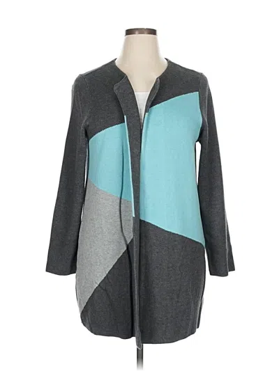 Pre-owned Charter Club Cardigan Sweater In Gray