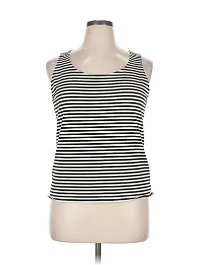 Pre-owned Talbots Tank Top Black Halter Neckline Tops