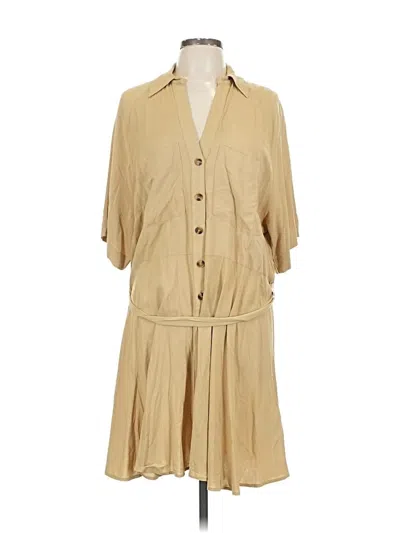 Pre-owned H&m Casual Dress In Brown