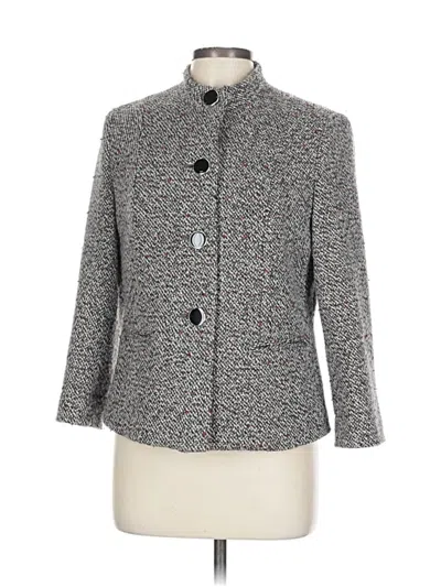 Pre-owned Jm Collection Coat In Gray