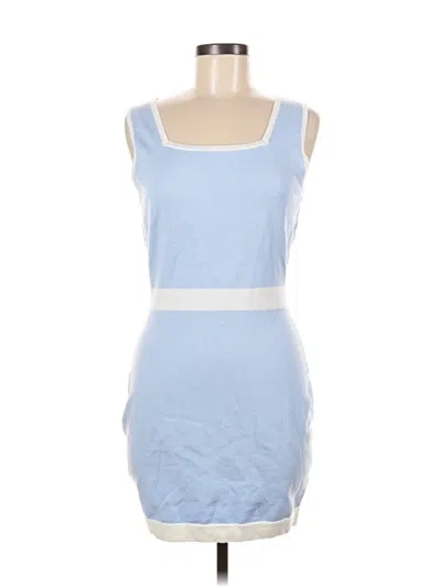 Pre-owned Vici Casual Dress In Blue