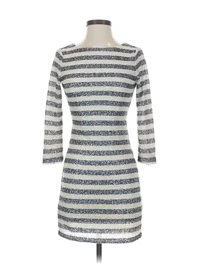 Pre-owned Alice And Olivia Alice + Olivia Casual Dress In Silver