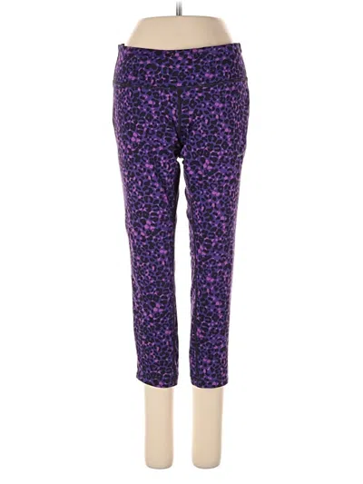 Pre-owned Nike Active Pants In Purple