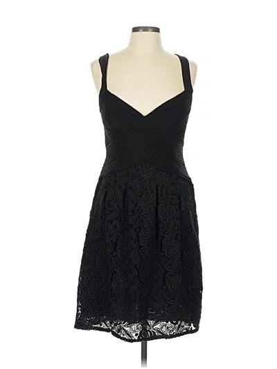 Pre-owned Bcbgmaxazria Cocktail Dress In Black