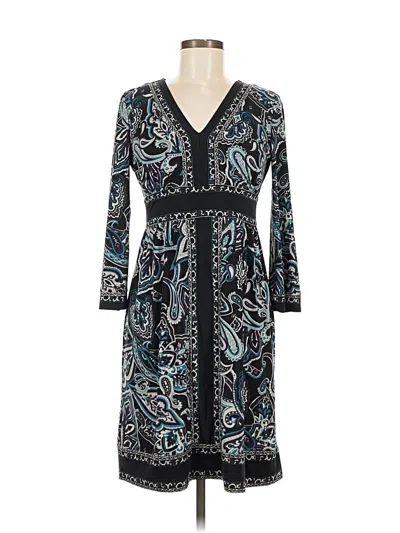 Pre-owned Inc International Concepts Casual Dress In Blue