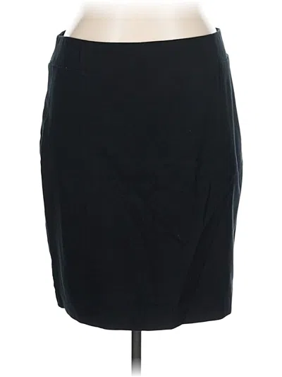 Pre-owned Jjill Casual Skirt In Black