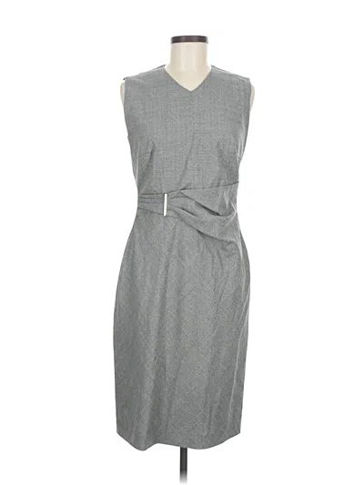 Pre-owned Boss By Hugo Boss Casual Dress In Gray