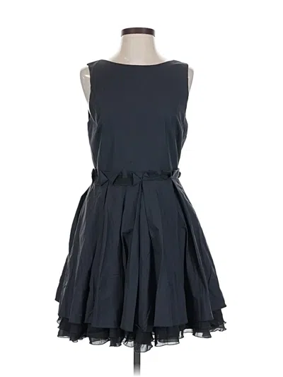 Pre-owned Alice And Olivia Alice + Olivia Cocktail Dress In Gray