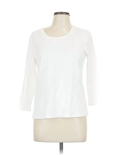 Pre-owned Liverpool Los Angeles 3/4 Sleeve T-shirt In White