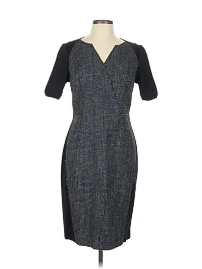 Pre-owned Elie Tahari Cocktail Dress In Gray